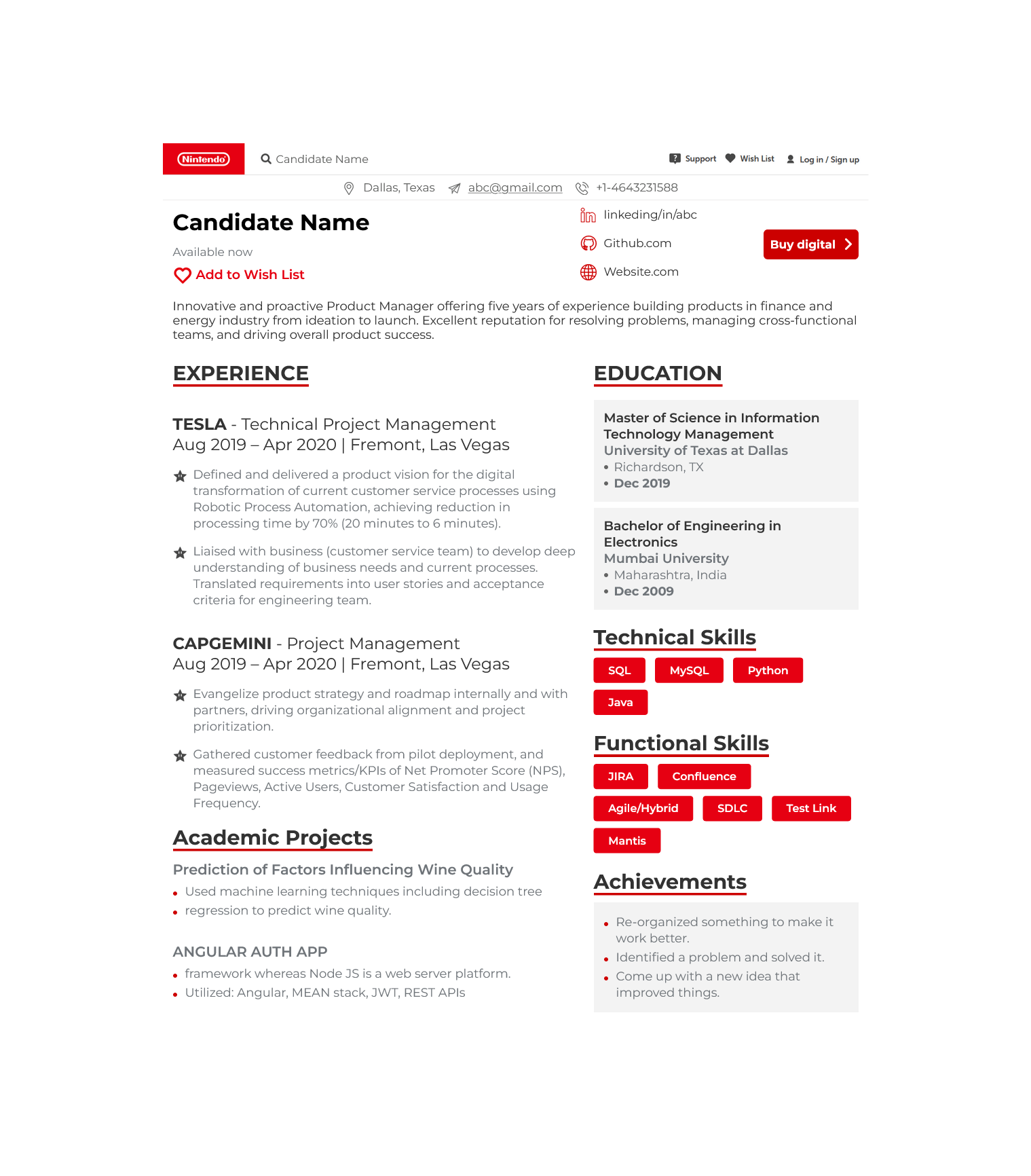 Check out this easy-to-use resume builder by HiCounselor