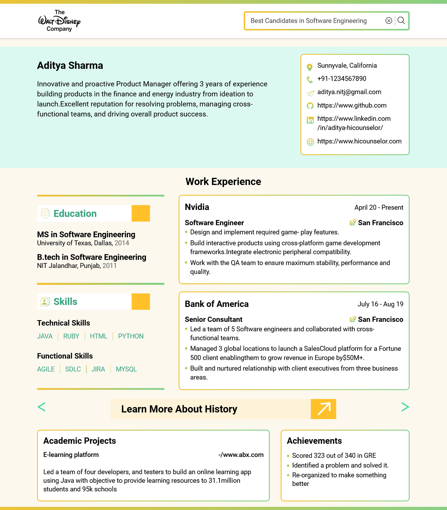 Check out this easy to use resume builder by HiCounselor