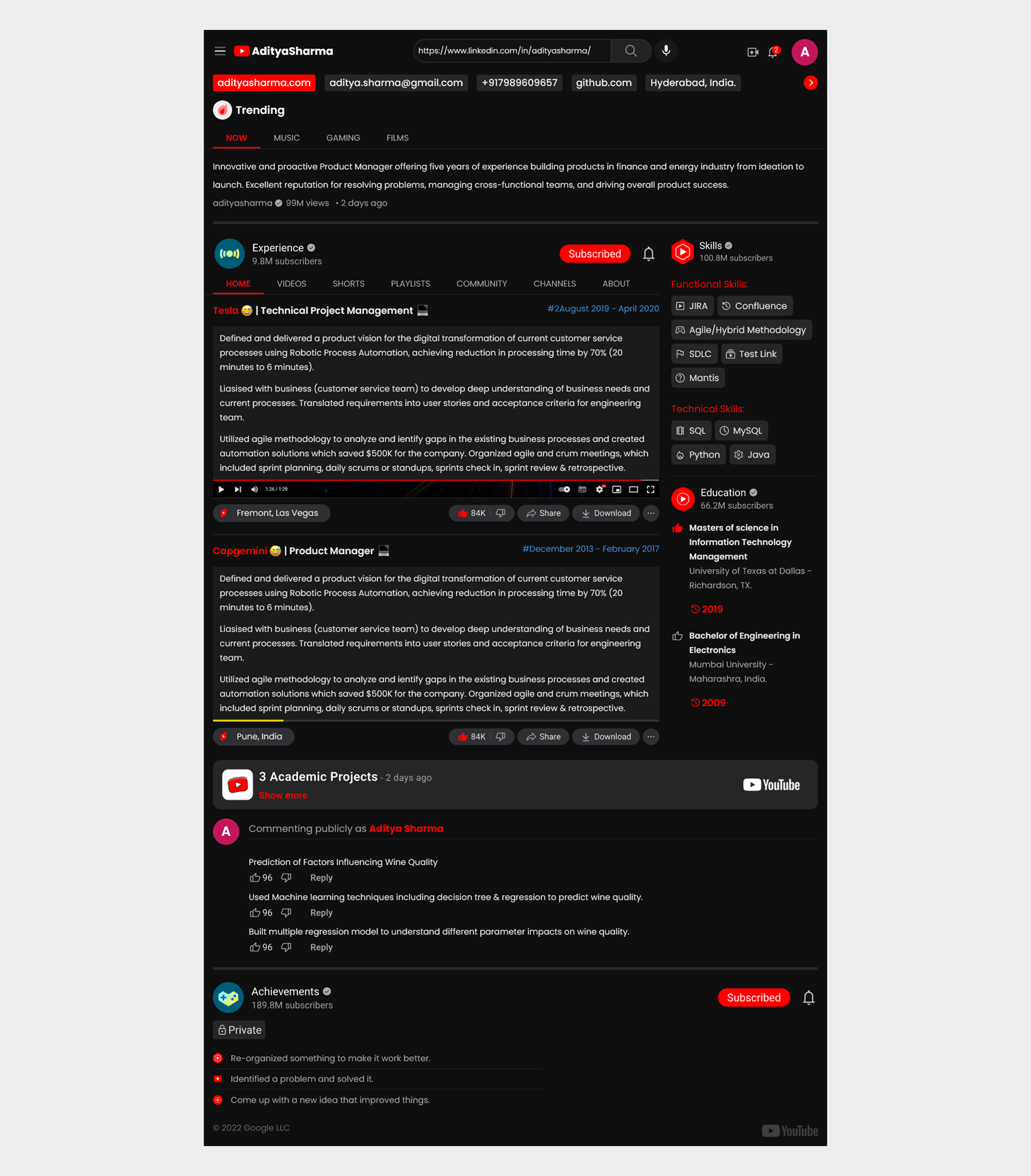 HiCounselor HiCounselor Youtube Dark Sample Template