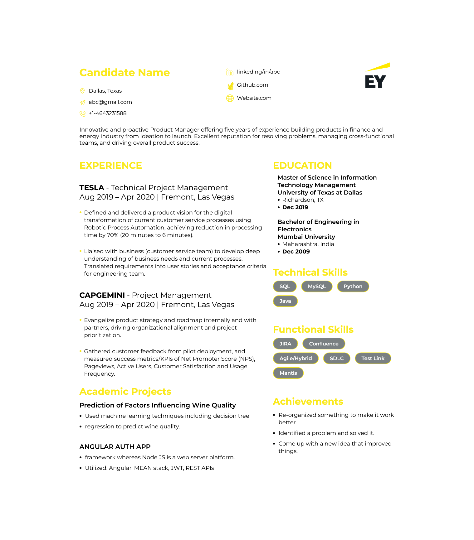 ey-resume-template